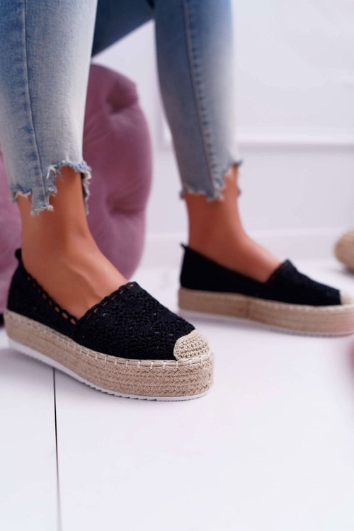 Dámské Espadrilky černé Lovely Haven