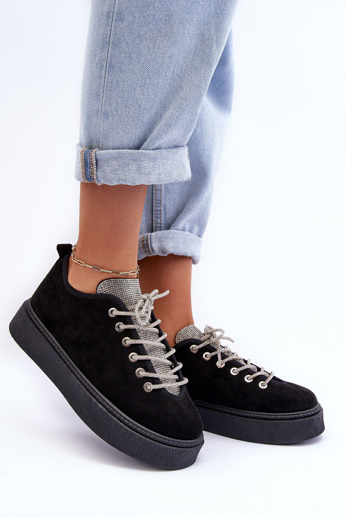 Dámské sportovní boty s džety černé Ecea