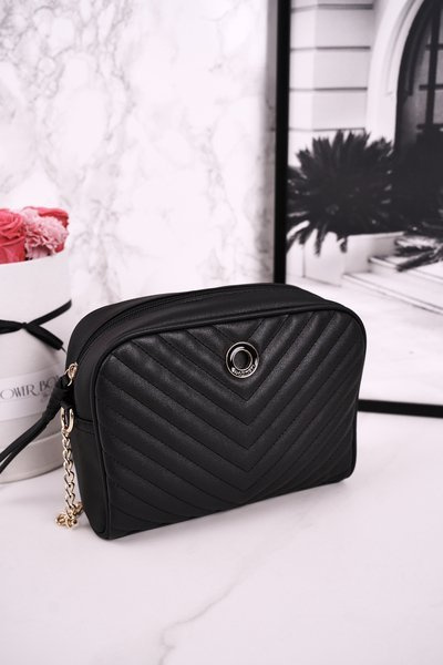 Dámská Kabelka MONNARI BAG0202-020 Prošívaná Černá