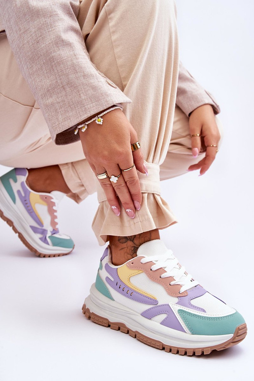 Dámská módní sportovní obuv na platformě Vícebarevná Georgette