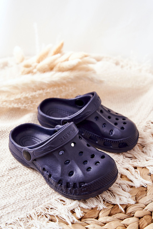 Detské domáce námornícke modré žabky