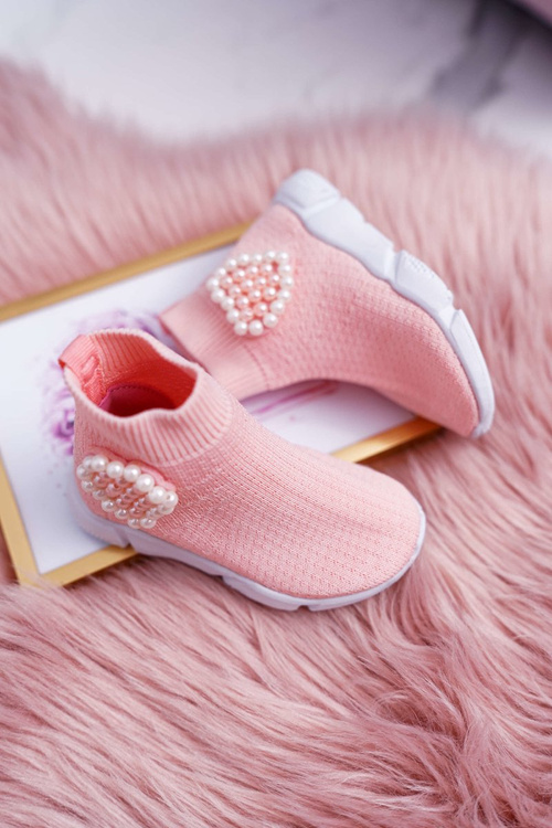 Dětská Obuv Sportovní Slip On Růžové Sammy