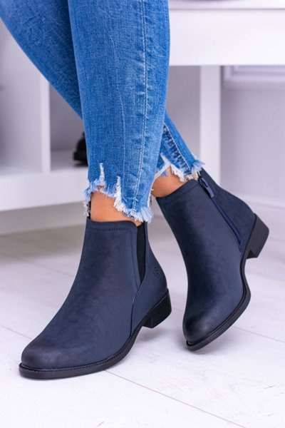 Sergio Leone Navy Blue Boots