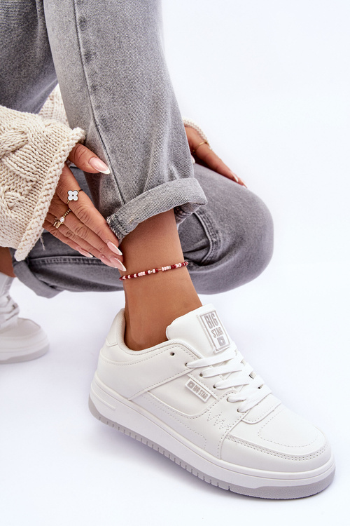 Dámské Sportovní Boty Sneakersy Big Star MM274354 Bílé