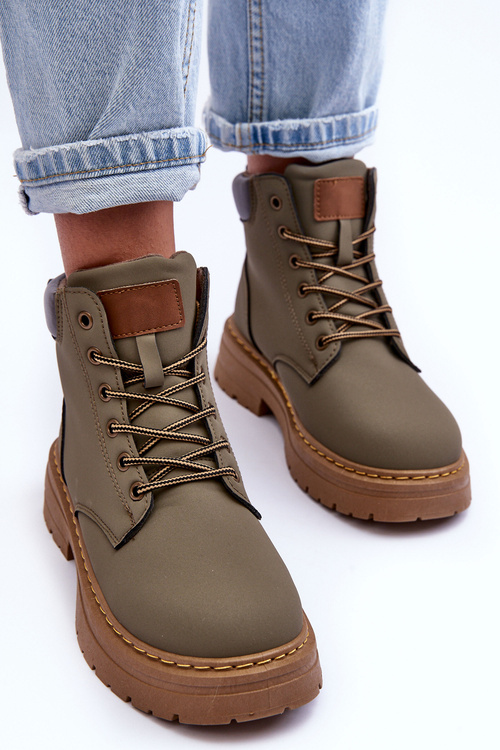 Dámské Teplákové Botky Ocieplane Zelené Corbin