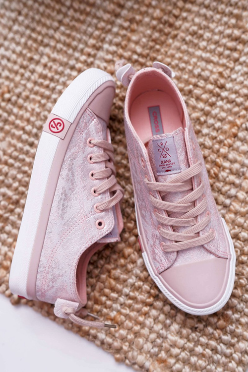 Dámské tenisky Cross Jeans růžové DD2R4058