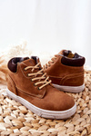 Dětské Oteplovací Sportovní Boty Big Star BB374131BS Camel