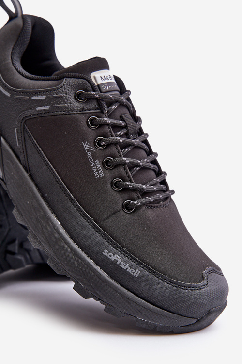 Vodoodolné Ľahké Športové Trekingové Topánky Pánske McBraun Čierne