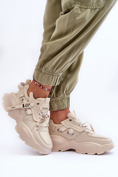 Sportovní Boty Sneakersy GOE MM2N4015 Bežové