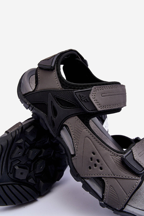 Mužské sportovní sandály 4F 4FSS23FSANM018-22S tmavě šedé