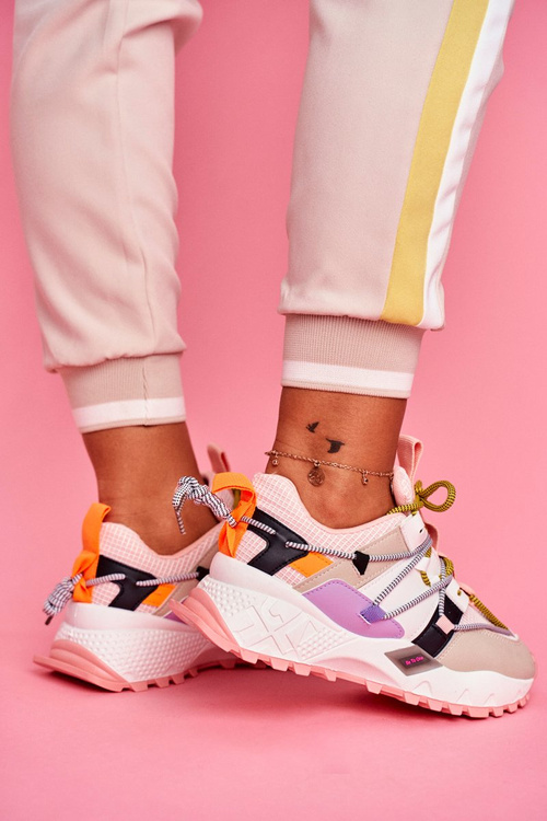 Dámske ružové športové topánky LA91 sú jednou