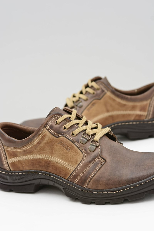 Pánska kožená klasická hnedá favello topánky