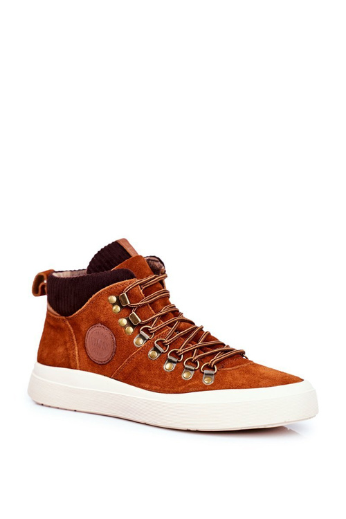 Pánské Tenisky Semišové kůže Big Star Camel GG174332