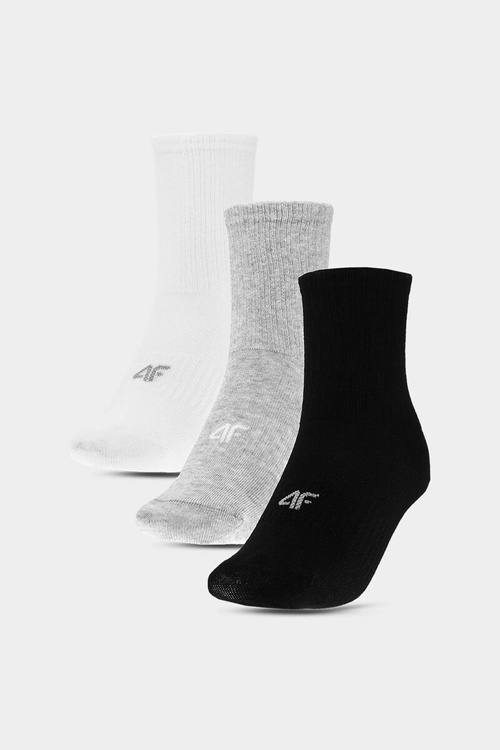 Ponožky 4F Chlapecké 3-PACK 4FJWAW23USOCM233-90S Multikolor