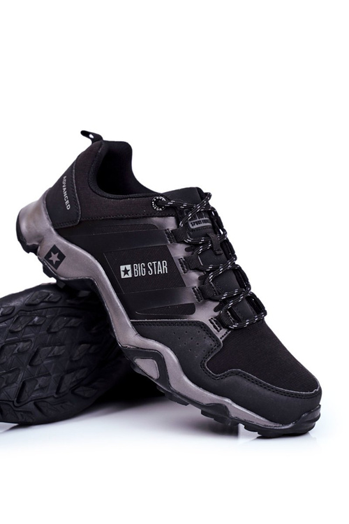 Pánske trekkingové topánky Big Star Outdoor Black GG174269