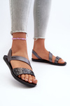 Dámske sandále 82429 Ipanema Vibe Sandal Fem Čierno-Strieborné