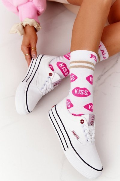 Dámské Tenisky Na Platformě CROSS JEANS FF2R4001C Bílé