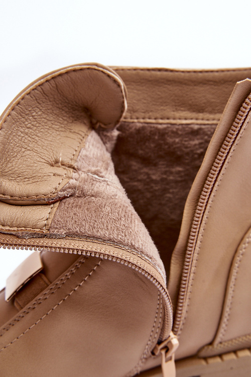 Azulenn Flat -Heed Kožené topánky