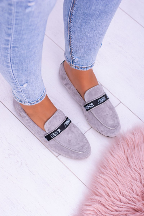 Ženské šedé mokasíny Lu Boo Horten