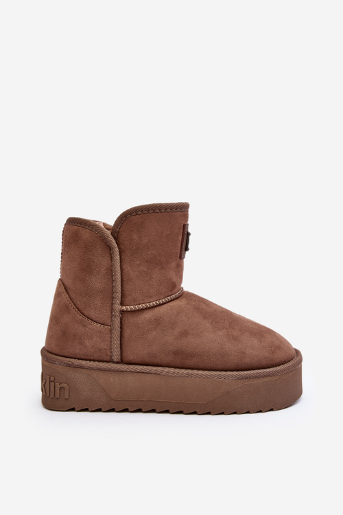 Vegánske vodotesné snehové topánky na platforme D.Franklin DFSH371004