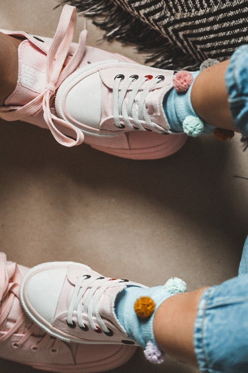 Dětské Klasické Tenisky Nízké BIG STAR HH374197 Růžové