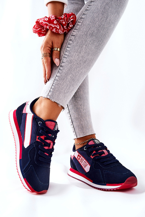 Kožená sportovní obuv Big Star II274270 Tmavě Modrá