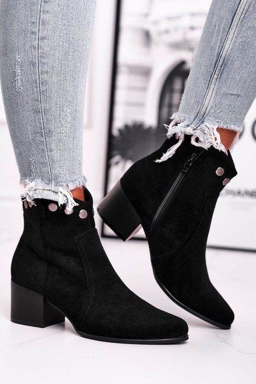 Dámské Kotníkové Boty Sergio Leone Cerné BT617