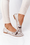 Dámske kožené baleríny Maciejka 01358-44 Dirty Beige