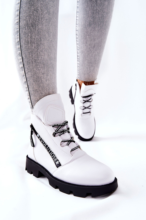 Boty S Fleecovou Podšívkou Sergio Leone White TR740