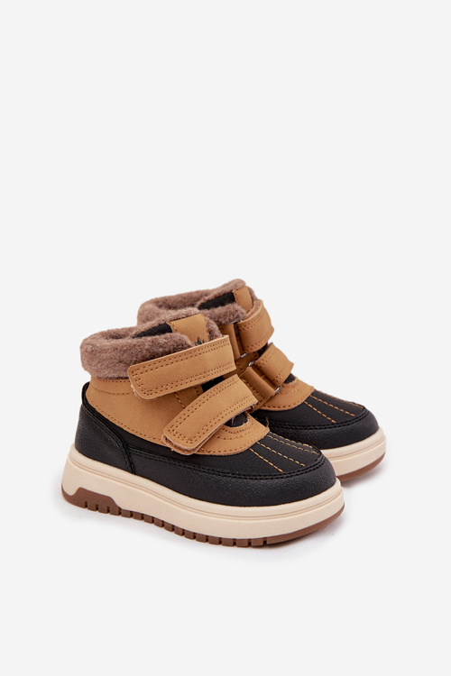 Dětské zimní boty sněhule na suchý zip Camel Darlene