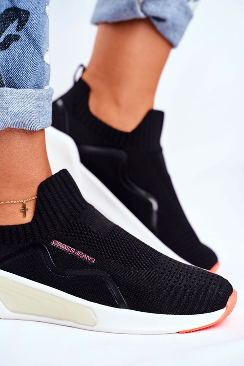 Dámská Sportovní Obuv Cross Jeans Černé FF2R4116C