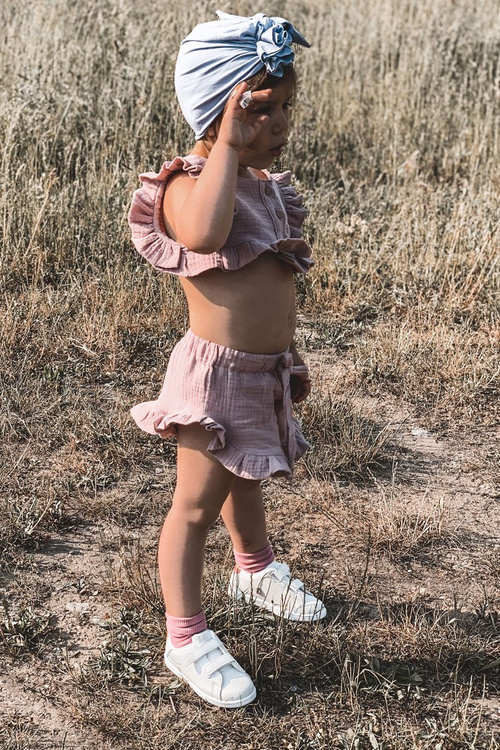 Dětské Tenisky Se Suchým Zipem Bíle-Duhové Cute Girl