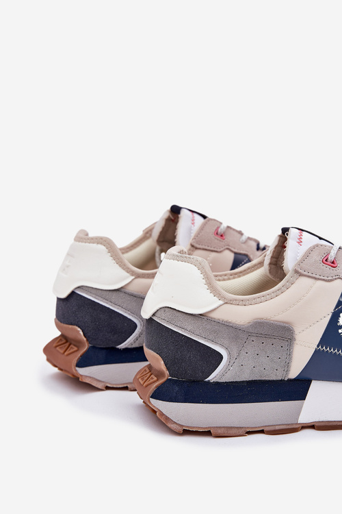 Semišové Pánské Tenisky Na Platformě Big Star RR174471 Hi-Poly System Šedé