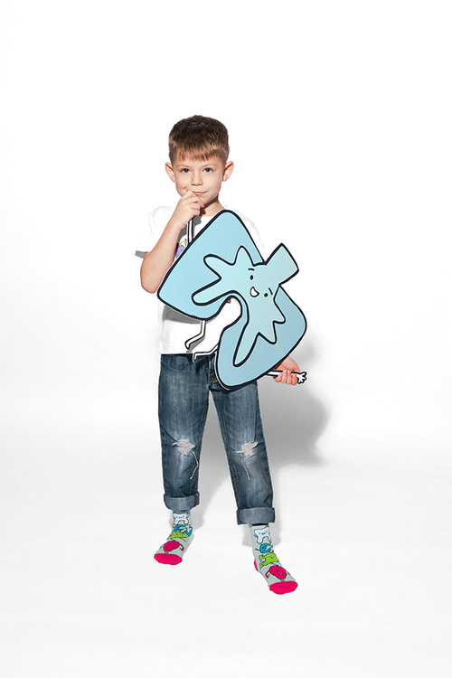 Sada dětské ponožek Zooxy mixTURY Organs 2 páry