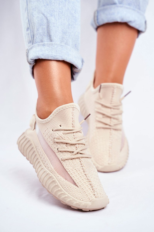 Dámská Sportovní Obuv Prodyšná Béžové Lumiere