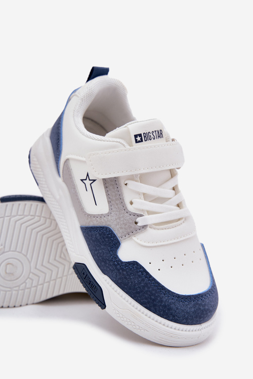 Lehké dětské sneakersy Big Star RR374052 Bílo-Modré