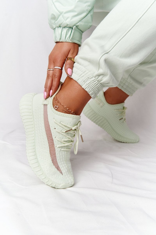 Dámská Sportovní Boty Sneakers Světle Zelené Amazing