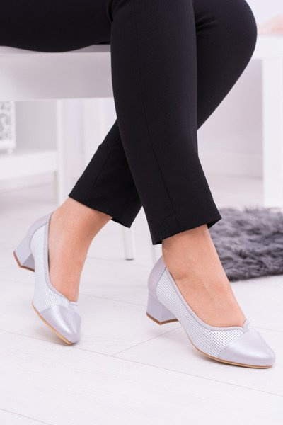 Dámske pumpy Sergio Leone Gray Pearl Hermida