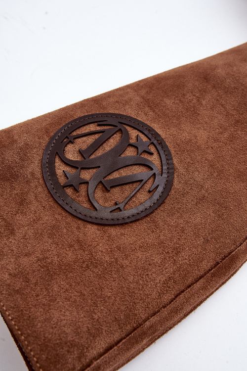 Dámske semišové topánky pred kolenom Brown Zazoo 3367/2