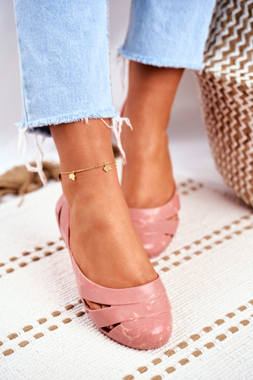 Ženské voňavé gumové baleríny nahé béžové béžové ff285054