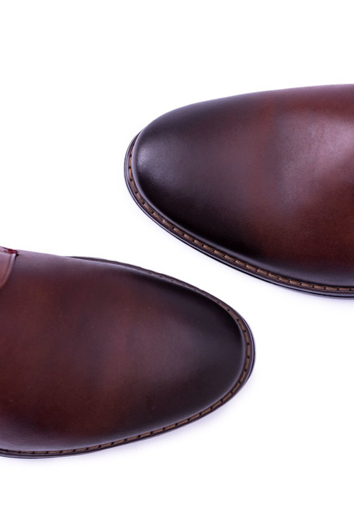 Nikopol hnědé kožené pánské boty Zinedine