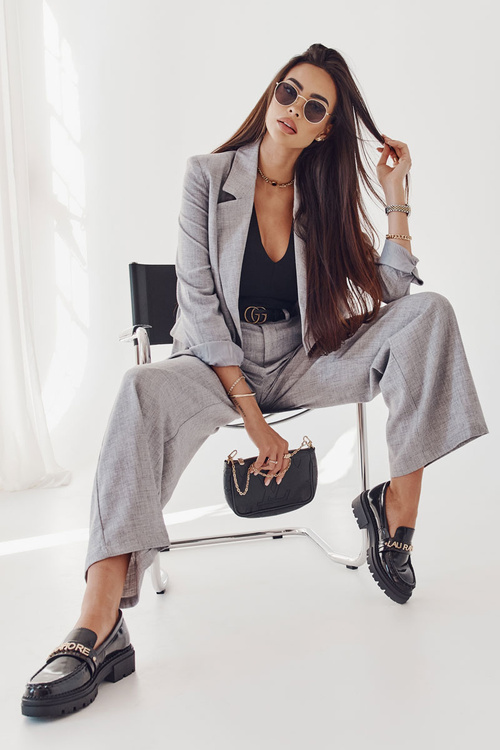 Lakované mokasíny La.Fi 210001B-NL Černe