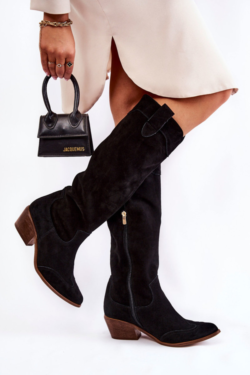 Dámske vysoké podpätky topánky Lewski 3235 čierne