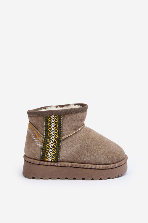 Snehové topánky izolované detská zelená leonora