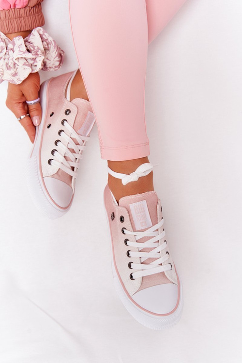 Dámska veľká hviezda HH274127 Ombre Pink Sneakers