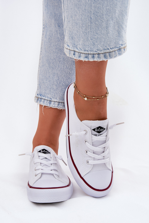 Dámske Textilné Tenisky Lee Cooper LCW-25-02-3296L Biele