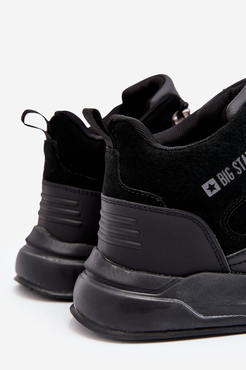 Mužské Zateplené Sportovní Boty Černé Big Star MM174161
