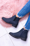 Sergio Leone Navy Blue Boots