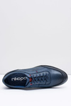 Men's Navy Leather Casual Shoes Nikopol Casual Polver