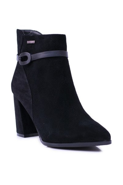 Big Star Black Suede topánky na post BB274383